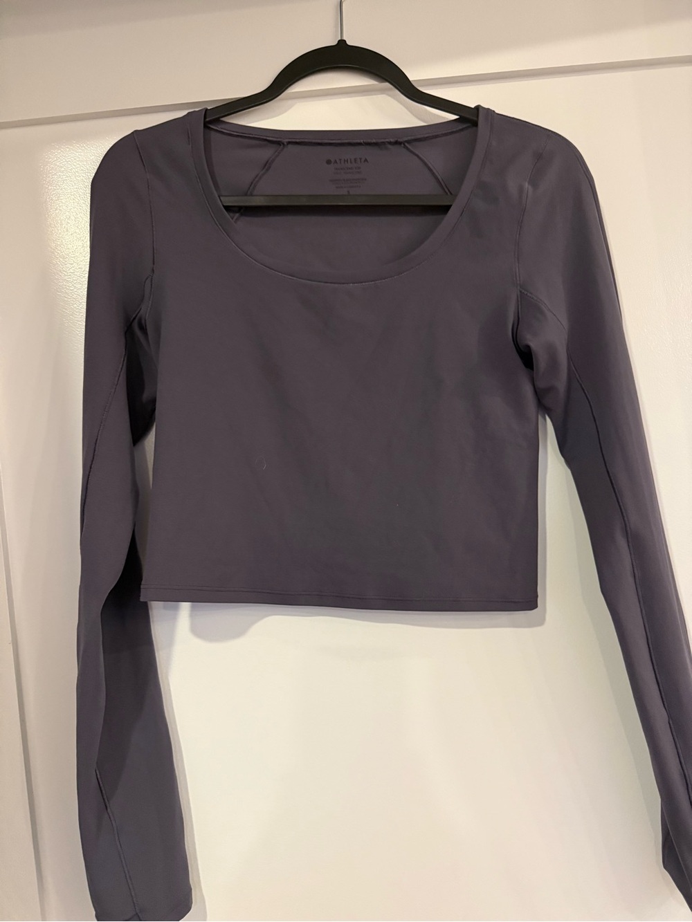 NWOT Athleta Transcend Long Sleeve - Picture 2 of 2
